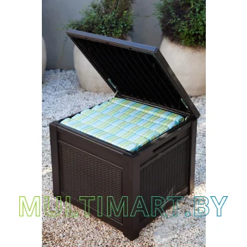 Сундук Keter Cube Rattan 208L 237779 (коричневый) картинка 2